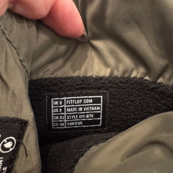 FitFlop Neo-D-Hyker Waterproof Zip Front Padded Women's Boots, Size 8 WORN ONCE - Picture 9 of 10